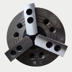 國(guó)產(chǎn)精工三爪中實(shí)長(zhǎng)行程液壓卡盤(pán)3M系列